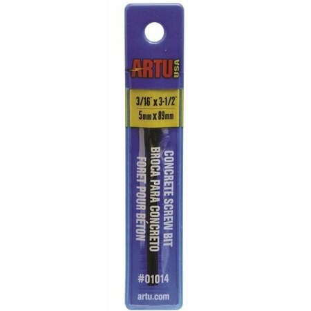 ARTU USA Bits 3/16X3-1/2 Concrete Screw 01014